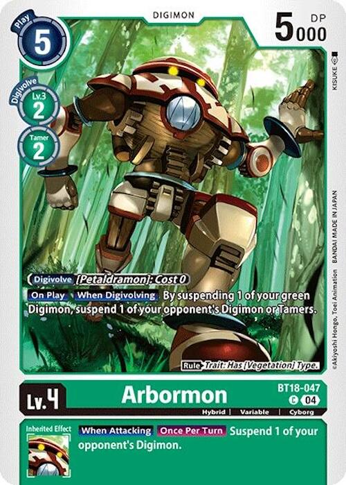 Arbormon [BT18-047] [Release Special Booster Ver.2.0] | Card Merchant Takapuna