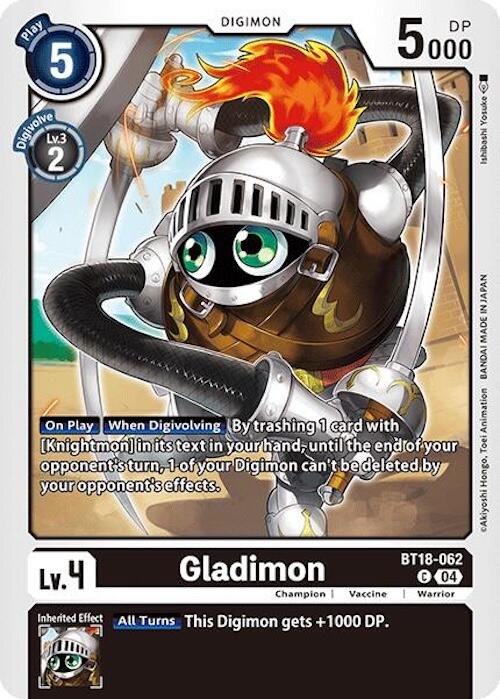 Gladimon [BT18-062] [Release Special Booster Ver.2.0] | Card Merchant Takapuna