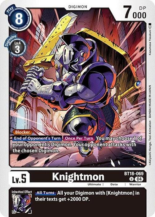 Knightmon [BT18-069] [Release Special Booster Ver.2.0] | Card Merchant Takapuna