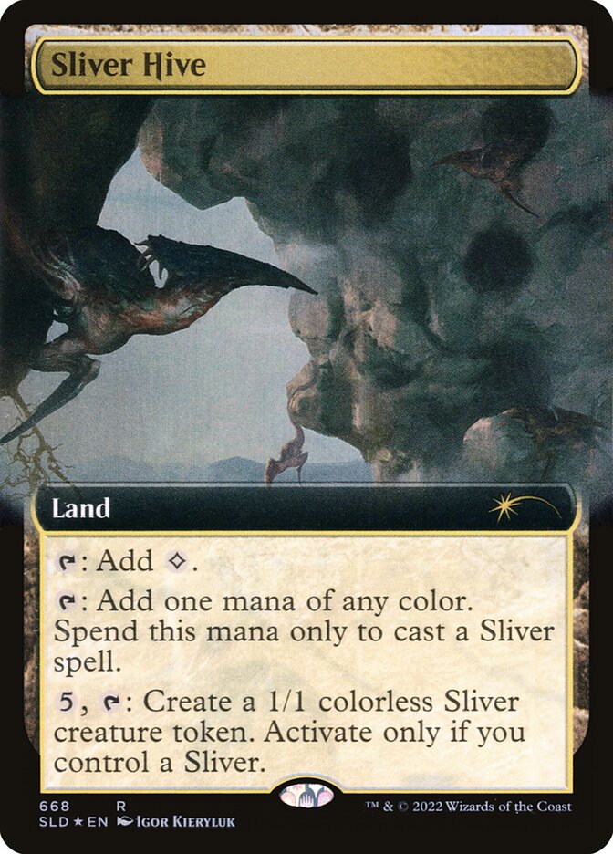 Sliver Hive (Extended Art) [Secret Lair Drop Promos] | Card Merchant Takapuna