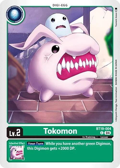 Tokomon [BT19-004] [Release Special Booster Ver.2.0] | Card Merchant Takapuna