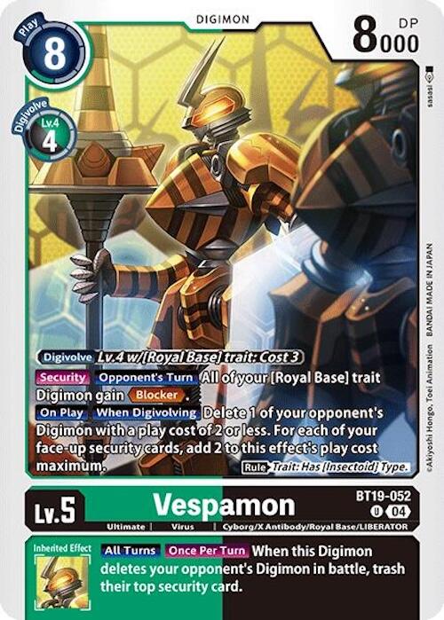 Vespamon [BT19-052] [Release Special Booster Ver.2.0] | Card Merchant Takapuna