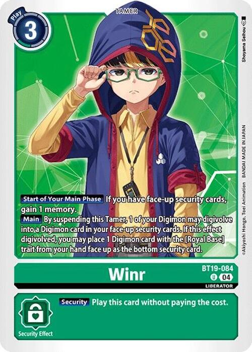 Winr [BT19-084] [Release Special Booster Ver.2.0] | Card Merchant Takapuna