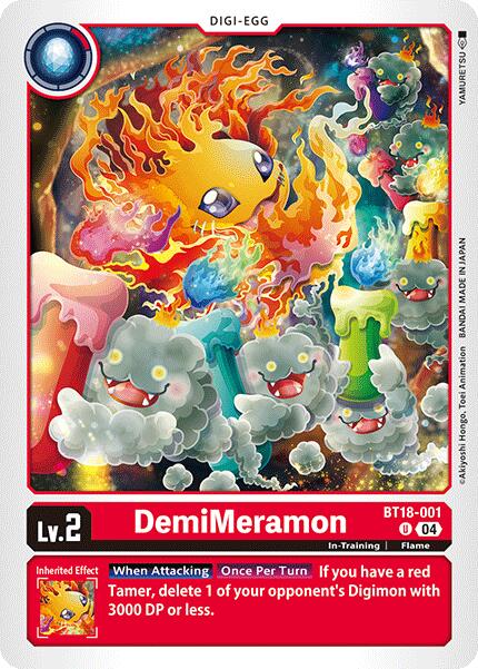 DemiMeramon [BT18-001] [Release Special Booster Ver.2.0] | Card Merchant Takapuna