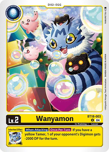 Wanyamon [BT18-003] [Release Special Booster Ver.2.0] | Card Merchant Takapuna