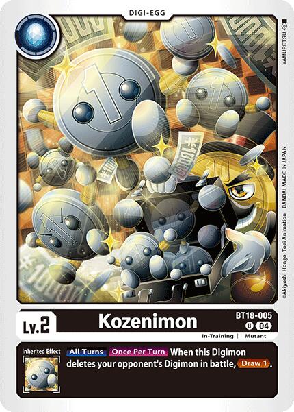 Kozenimon [BT18-005] [Release Special Booster Ver.2.0] | Card Merchant Takapuna