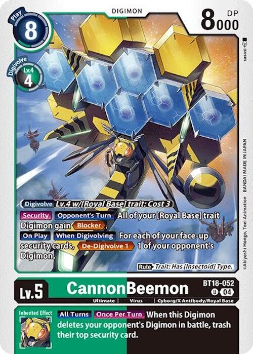 CannonBeemon [BT18-052] [Release Special Booster Ver.2.0] | Card Merchant Takapuna