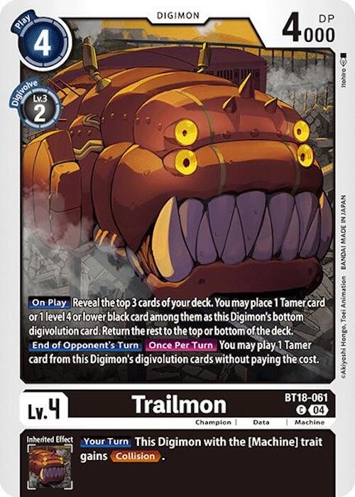 Trailmon [BT18-061] [Release Special Booster Ver.2.0] | Card Merchant Takapuna