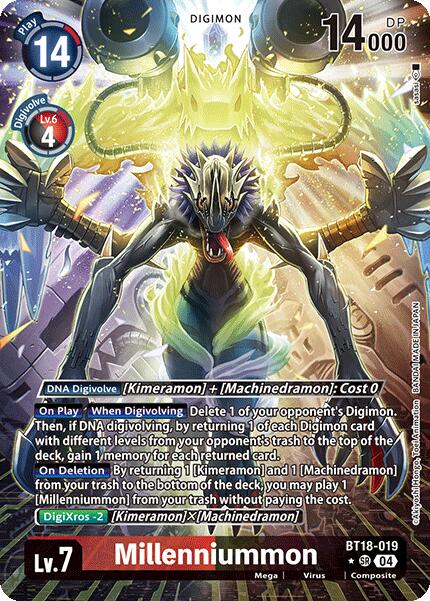 Millenniummon [BT18-019] (Alternate Art) [Release Special Booster Ver.2.0] | Card Merchant Takapuna