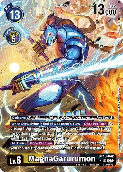 MagnaGarurumon [BT18-042] (Alternate Art) [Release Special Booster Ver.2.0] | Card Merchant Takapuna