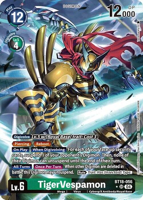 TigerVespamon [BT18-056] (Alternate Art) [Release Special Booster Ver.2.0]