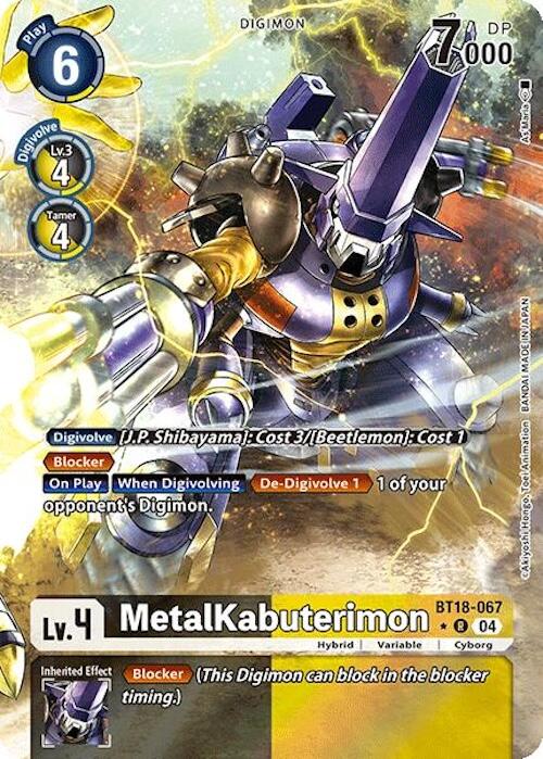 MetalKabuterimon [BT18-067] (Alternate Art) [Release Special Booster Ver.2.0] | Card Merchant Takapuna