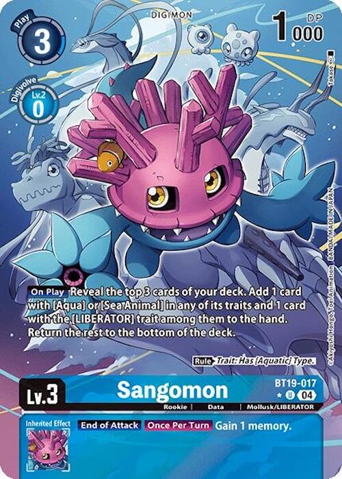 Sangomon [BT19-017] (Alternate Art) [Release Special Booster Ver.2.0] | Card Merchant Takapuna