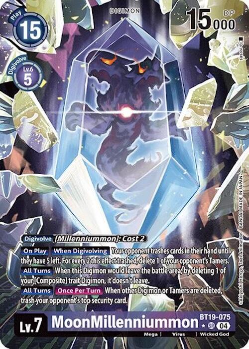 MoonMillenniummon [BT19-075] (Alternate Art) [Release Special Booster Ver.2.0] | Card Merchant Takapuna