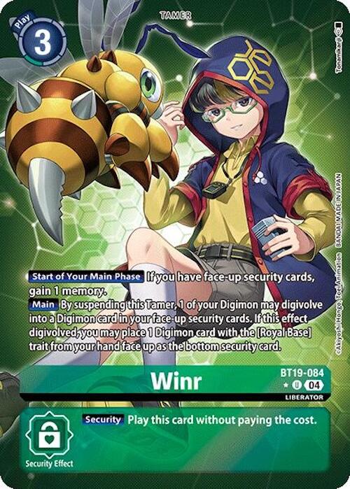 Winr [BT19-084] (Alternate Art) [Release Special Booster Ver.2.0] | Card Merchant Takapuna