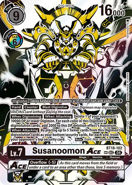 Susanoomon ACE [BT18-102] (Textured) [Release Special Booster Ver.2.0] | Card Merchant Takapuna