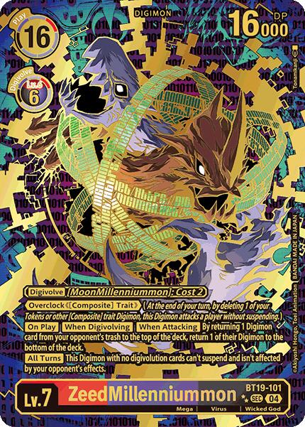 ZeedMillenniummon [BT19-101] (Textured) [Release Special Booster Ver.2.5] | Card Merchant Takapuna