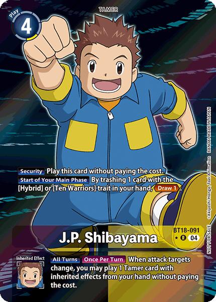 J.P. Shibayama [BT18-091] (Release Special Booster Ver.2.0: Box Promotion Pack) [Release Special Booster Ver.2.0] | Card Merchant Takapuna