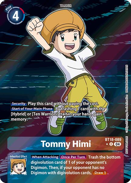 Tommy Himi [BT18-089] (Release Special Booster Ver.2.0: Box Promotion Pack) [Release Special Booster Ver.2.0] | Card Merchant Takapuna