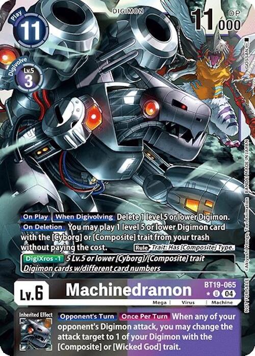 Machinedramon [BT19-065] (Release Special Booster Ver.2.0: Box Promotion Pack) [Release Special Booster Ver.2.0] | Card Merchant Takapuna
