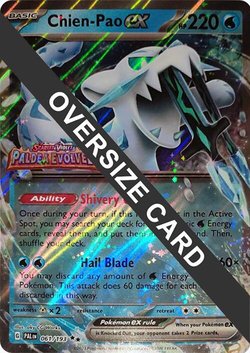 Chien-Pao ex (061/193) (Jumbo) [Scarlet & Violet: Black Star Promos] | Card Merchant Takapuna
