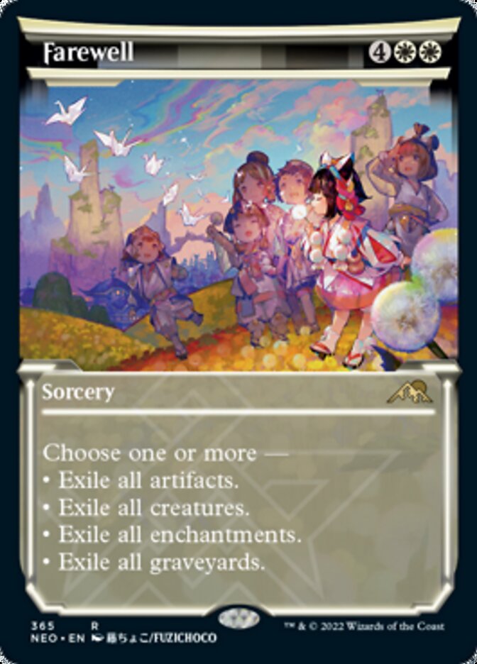 Farewell (Showcase Soft Glow) [Kamigawa: Neon Dynasty] | Card Merchant Takapuna