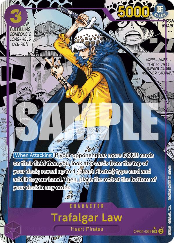 Trafalgar Law (OP05-069) (Manga) [Premium Booster -The Best-] | Card Merchant Takapuna