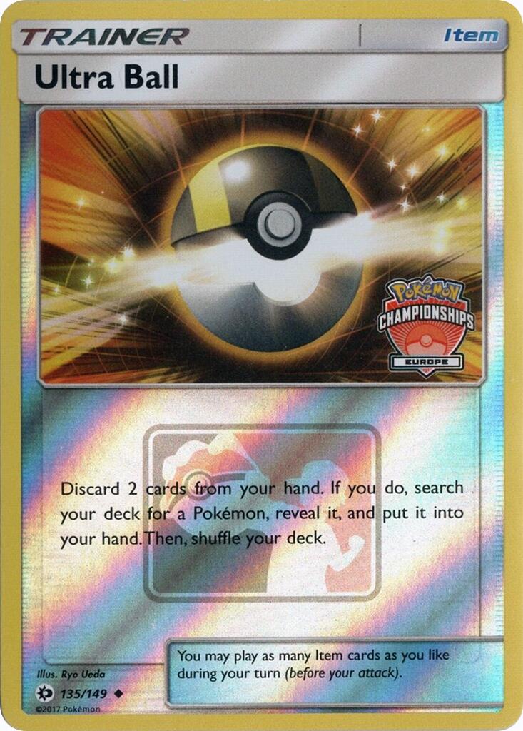 Ultra Ball (135/149) (Europe Championships) [League & Championship Cards] | Card Merchant Takapuna