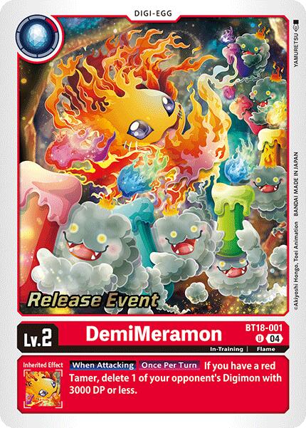 DemiMeramon [BT18-001] [Release Special Booster Ver.2.0 Promos] | Card Merchant Takapuna