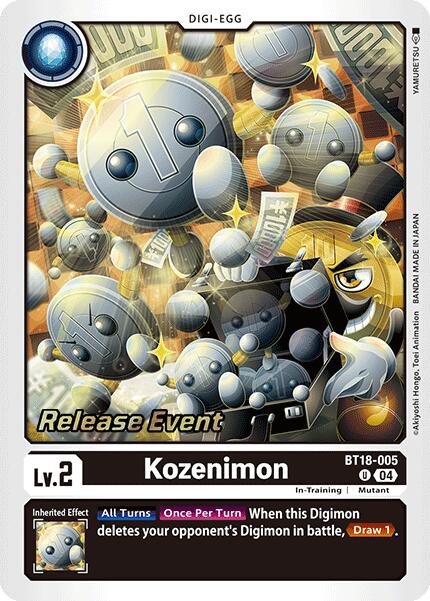 Kozenimon [BT18-005] [Release Special Booster Ver.2.0 Promos] | Card Merchant Takapuna