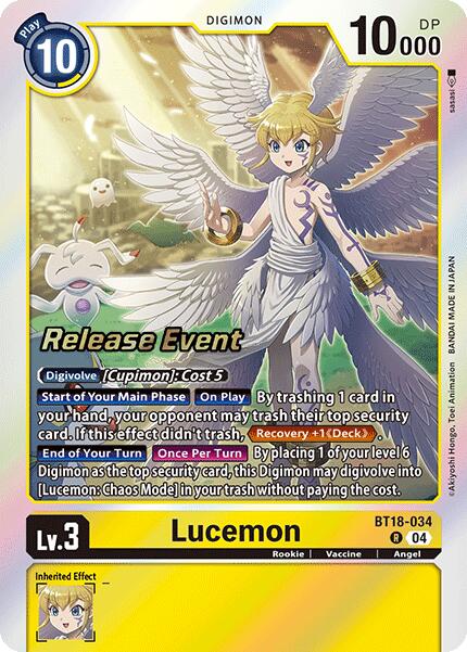 Lucemon [BT18-034] [Release Special Booster Ver.2.0 Promos] | Card Merchant Takapuna