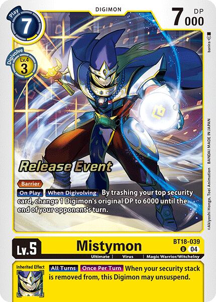 Mistymon [BT18-039] [Release Special Booster Ver.2.0 Promos] | Card Merchant Takapuna