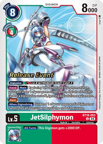 JetSilphymon [BT18-053] [Release Special Booster Ver.2.0 Promos] | Card Merchant Takapuna