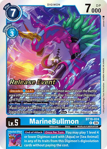 MarineBullmon [BT19-024] [Release Special Booster Ver.2.0 Promos] | Card Merchant Takapuna