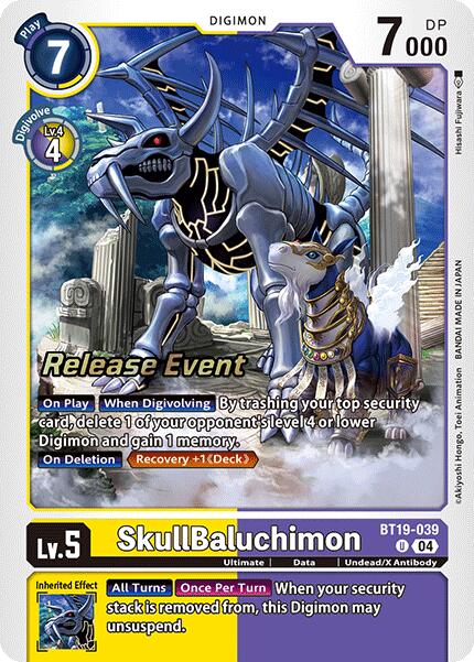 SkullBaluchimon [BT19-039] [Release Special Booster Ver.2.0 Promos] | Card Merchant Takapuna