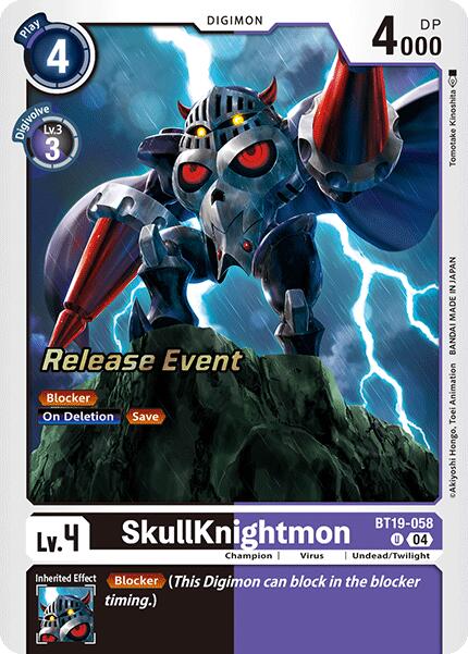 SkullKnightmon [BT19-058] [Release Special Booster Ver.2.0 Promos] | Card Merchant Takapuna