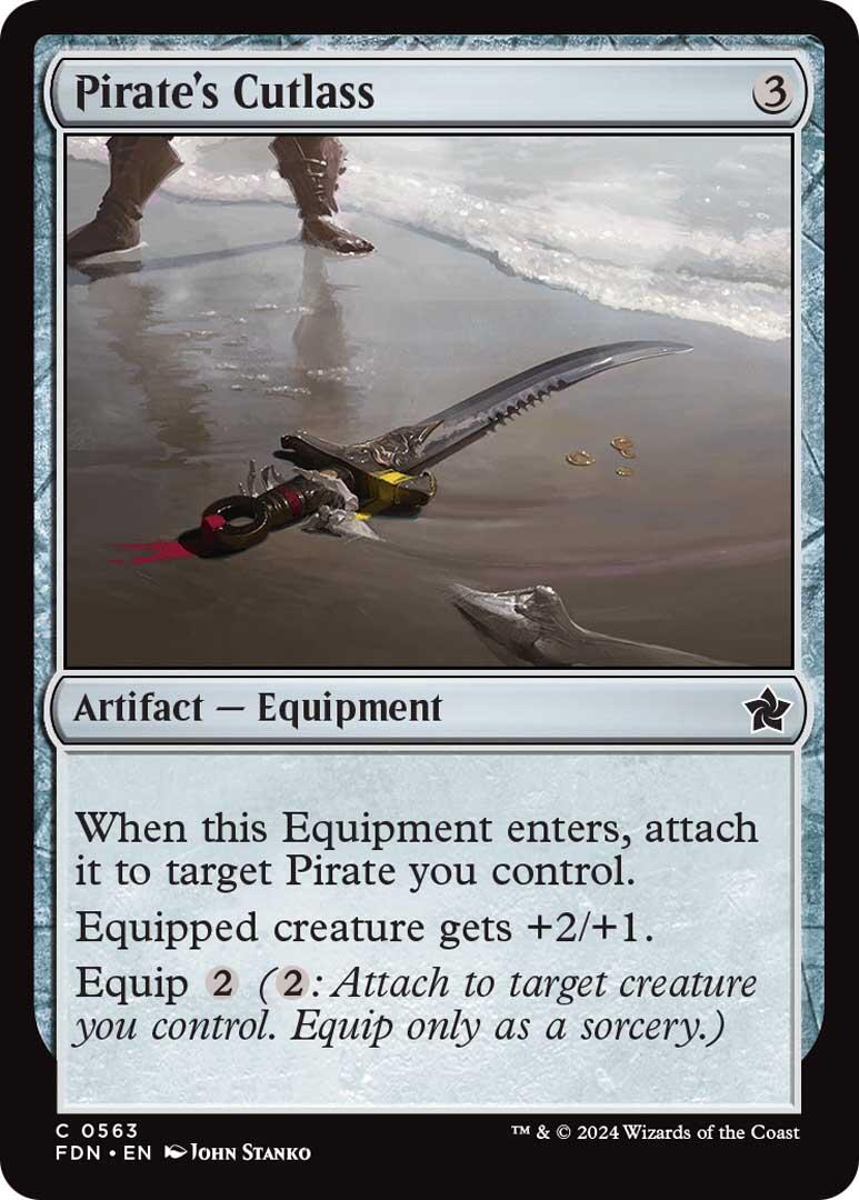 Pirate's Cutlass [Foundations] | Card Merchant Takapuna