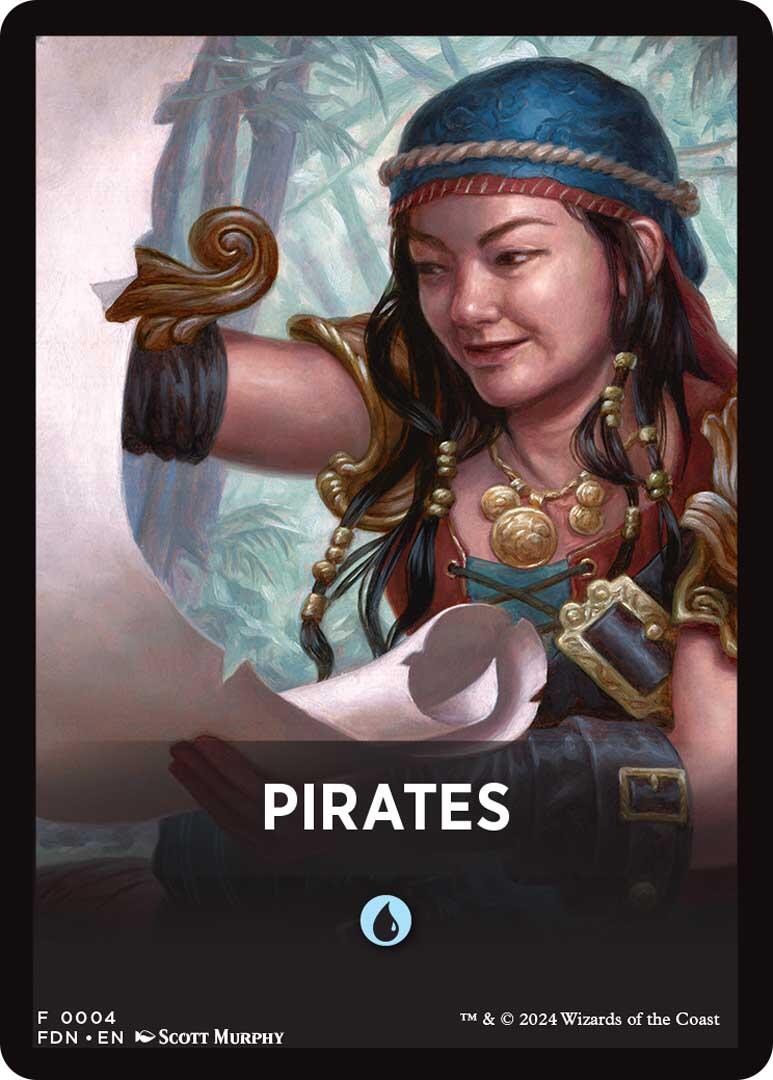 Pirates Theme Card [Foundations Tokens] | Card Merchant Takapuna