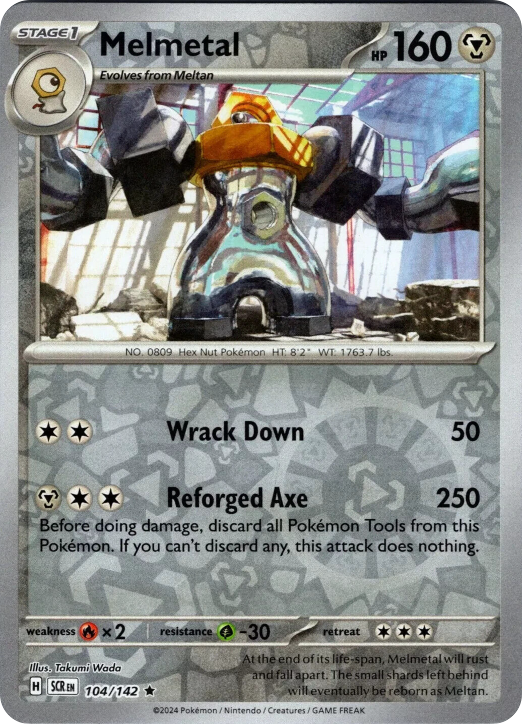 Melmetal (104/142) [Scarlet & Violet: Stellar Crown] | Card Merchant Takapuna