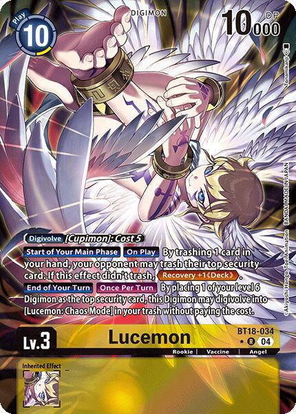 Lucemon [BT18-034] (Alternate Art) [Release Special Booster Ver.2.0] | Card Merchant Takapuna