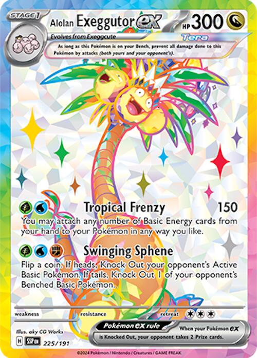 Alolan Exeggutor ex (225/191) [Scarlet & Violet: Surging Sparks] | Card Merchant Takapuna
