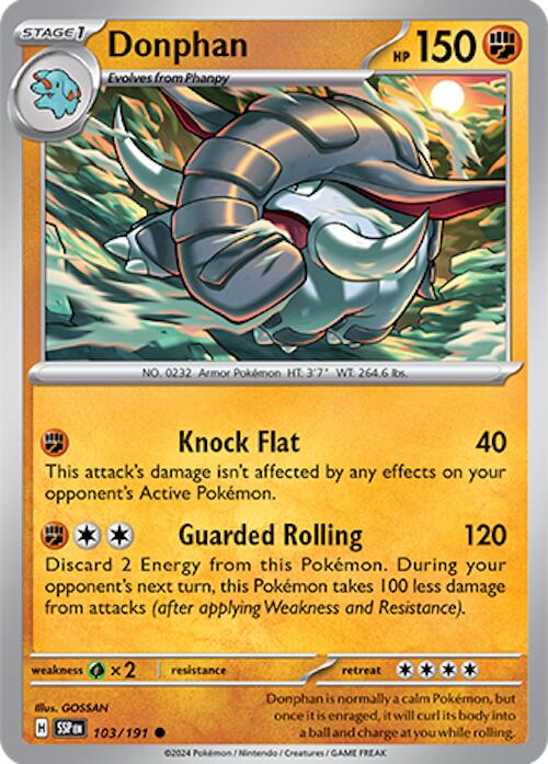 Donphan (103/191) [Scarlet & Violet: Surging Sparks] | Card Merchant Takapuna