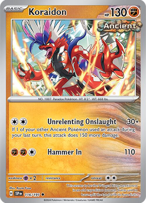 Koraidon (116/191) [Scarlet & Violet: Surging Sparks] | Card Merchant Takapuna