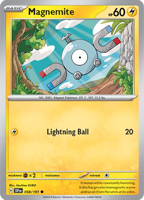 Magnemite (058/191) [Scarlet & Violet: Surging Sparks] | Card Merchant Takapuna