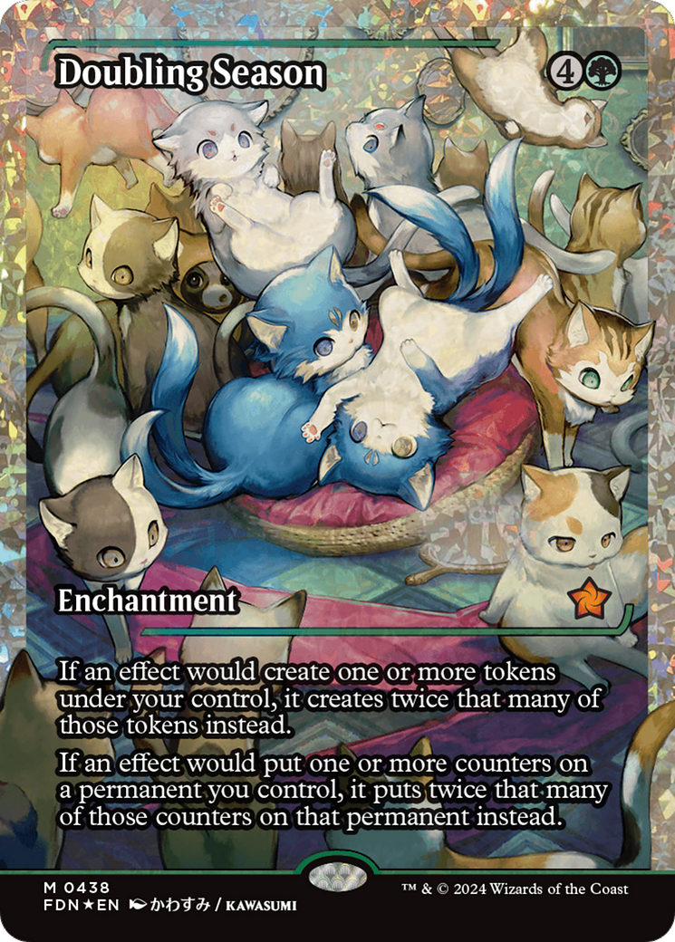 Doubling Season (Showcase) (Fracture Foil) [Foundations] | Card Merchant Takapuna