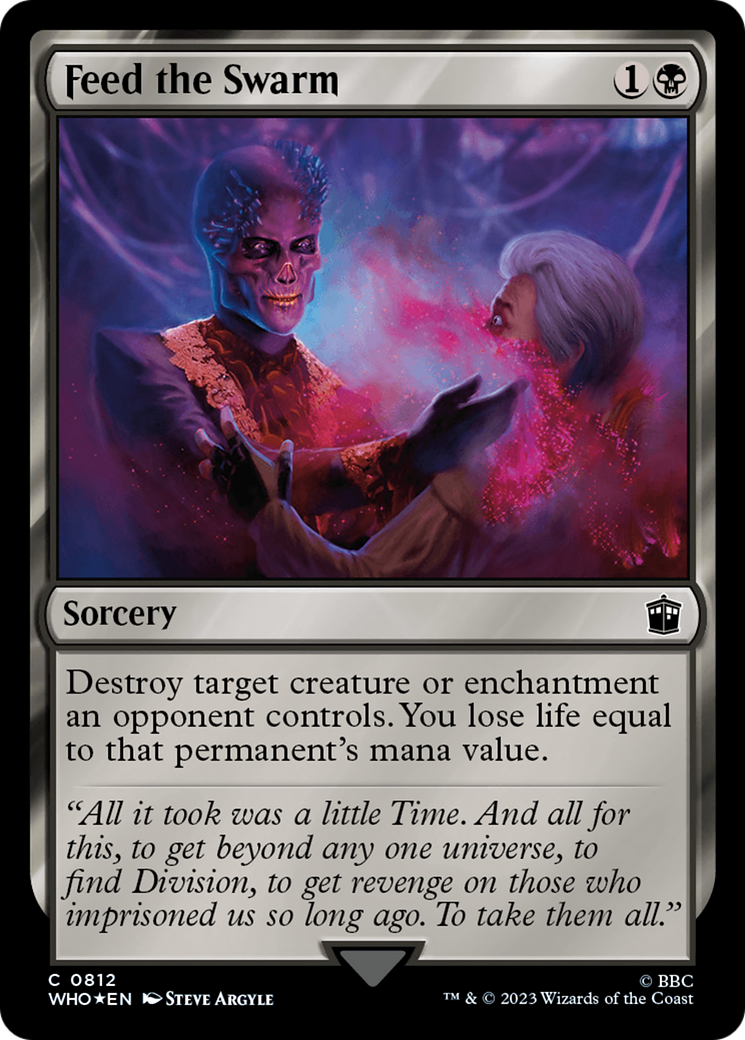 Feed the Swarm (Surge Foil) [Doctor Who] | Card Merchant Takapuna