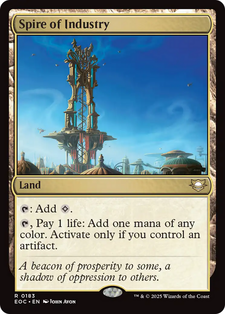 Spire of Industry [Edge of Eternities Commander] | Card Merchant Takapuna