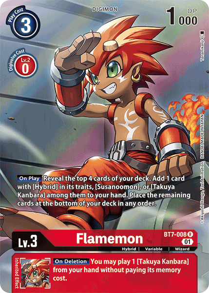 Flamemon [BT7-008] (Alternate Art) [Next Adventure] | Card Merchant Takapuna