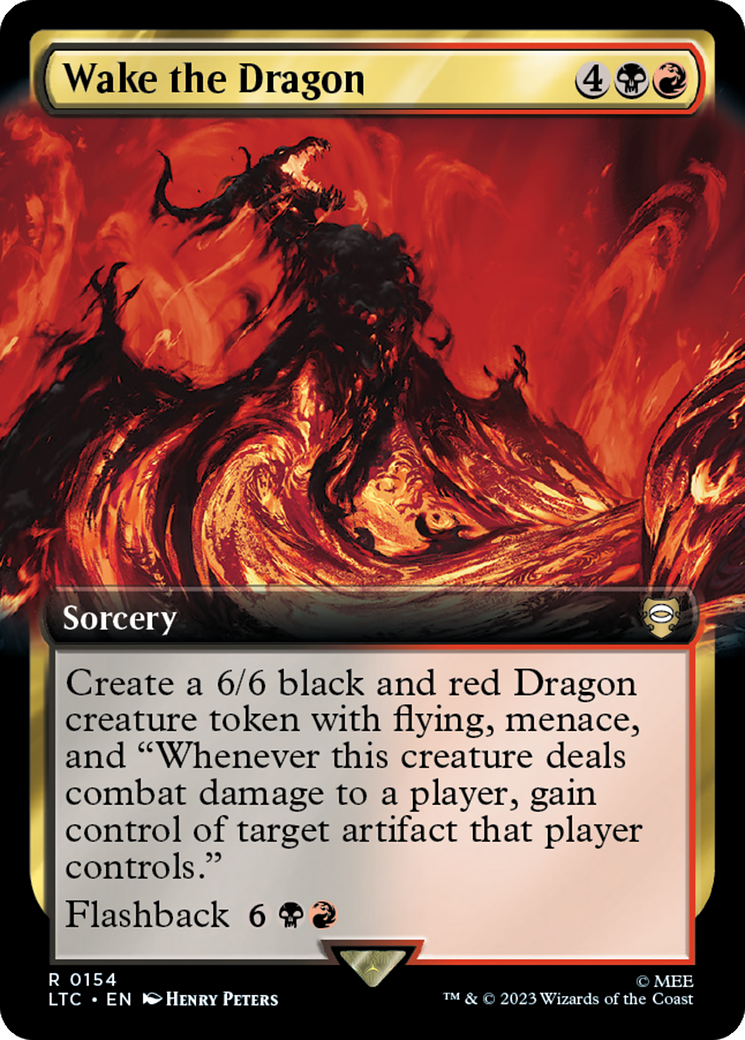 Wake the Dragon (Extended Art) [The Lord of the Rings: Tales of Middle-Earth Commander] | Card Merchant Takapuna
