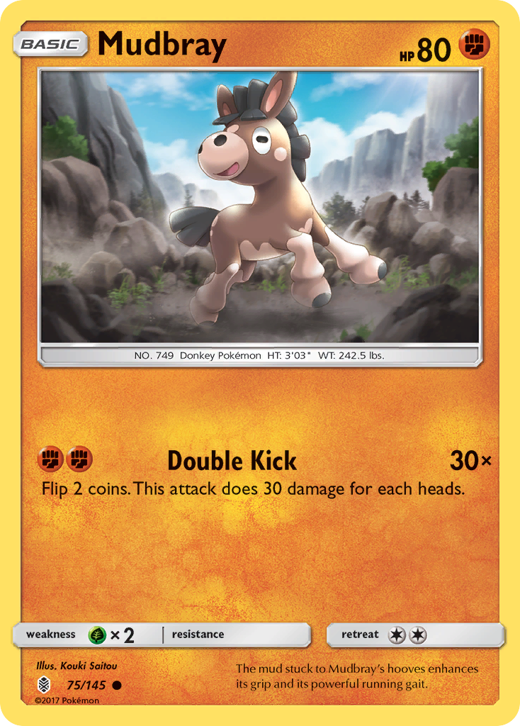 Mudbray (75/145) [Sun & Moon: Guardians Rising] | Card Merchant Takapuna